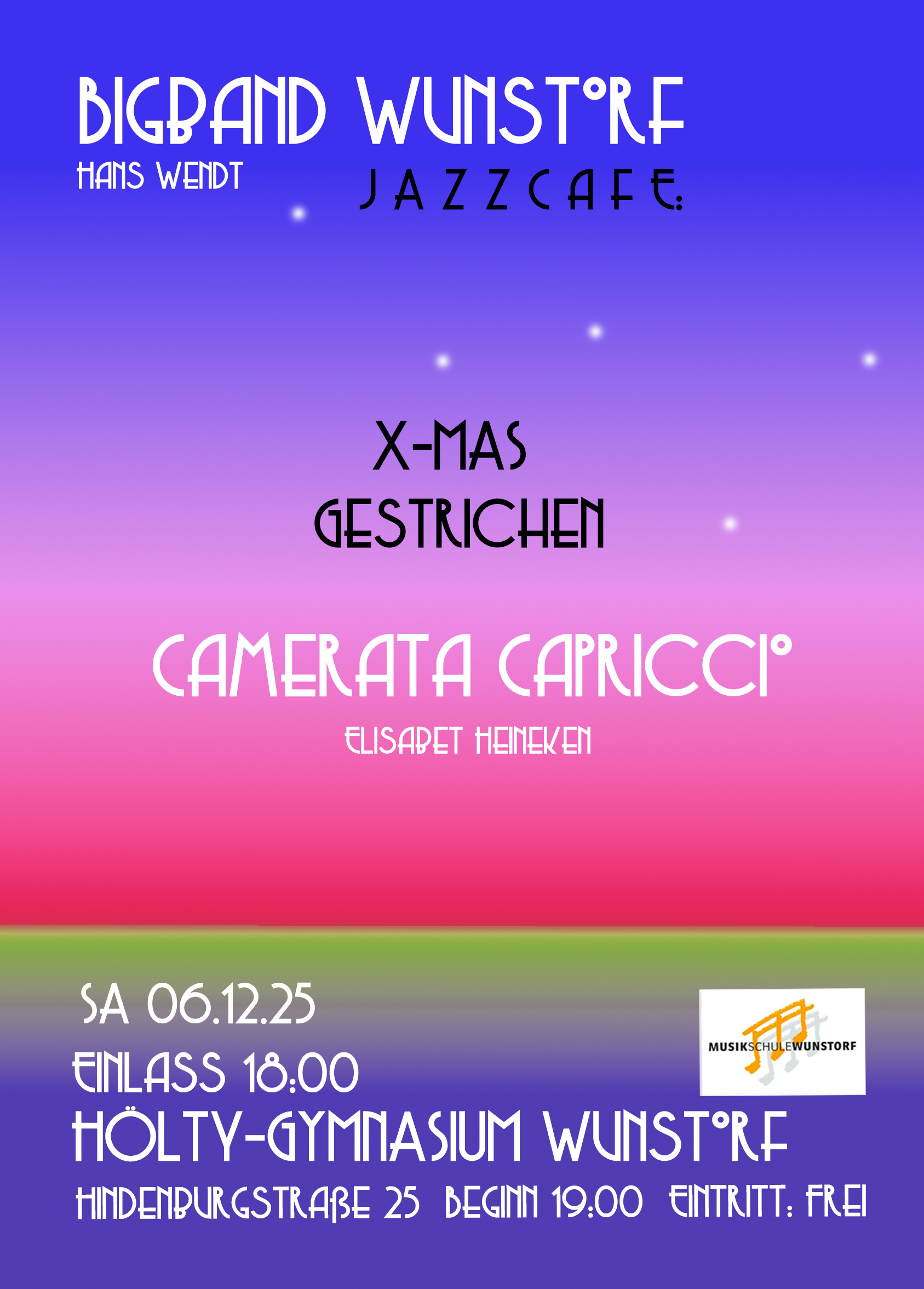 X-Mas gestrichen